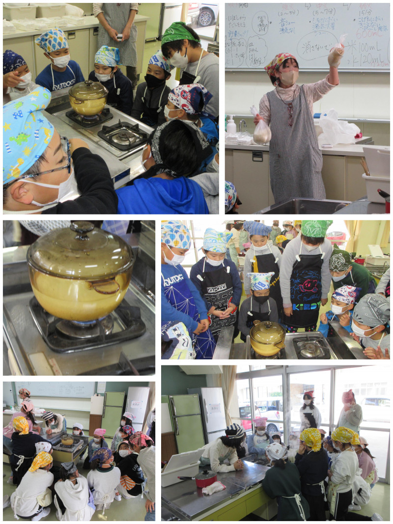 1128 5年生調理実習