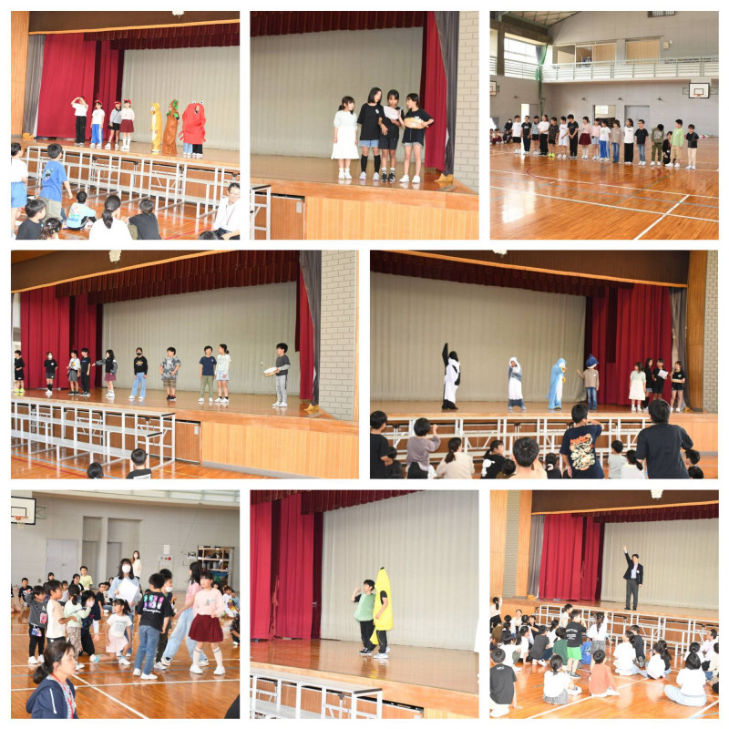 0428 迎える会ー４年全校ゲーム