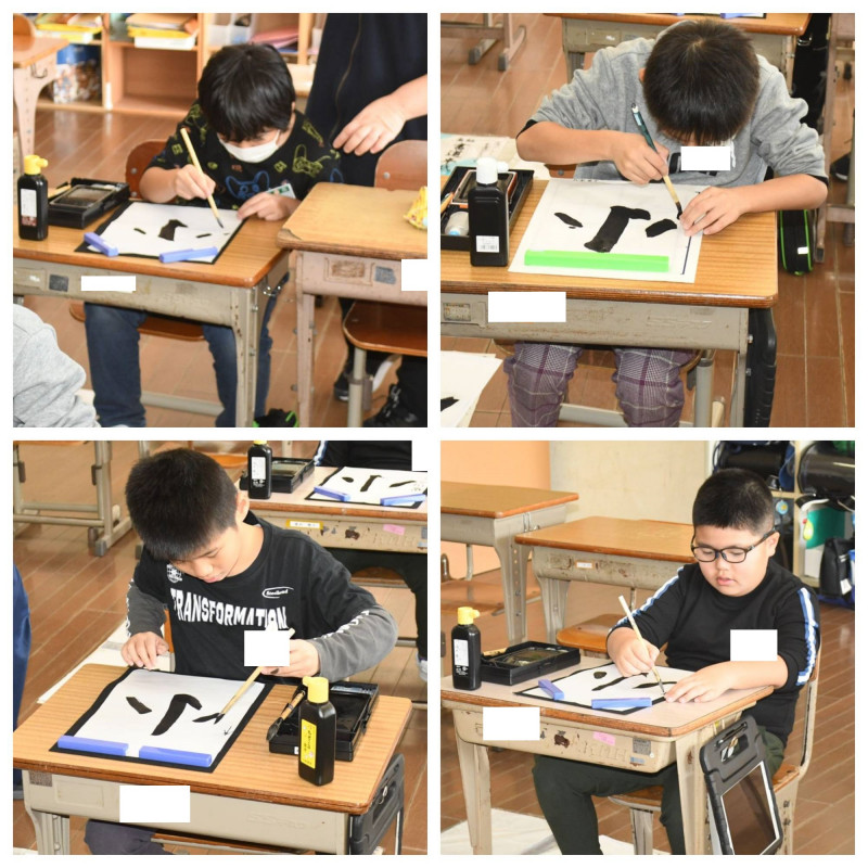 1107 ３、５組書写