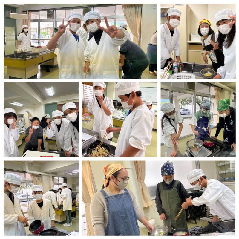 1111 ６の２調理実習