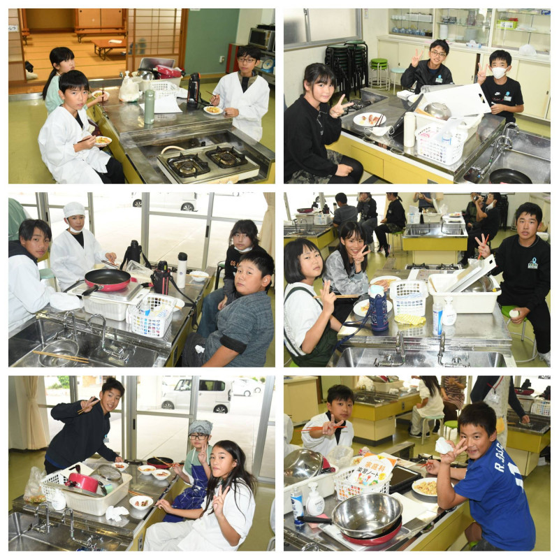 1111 ６の２調理実習２