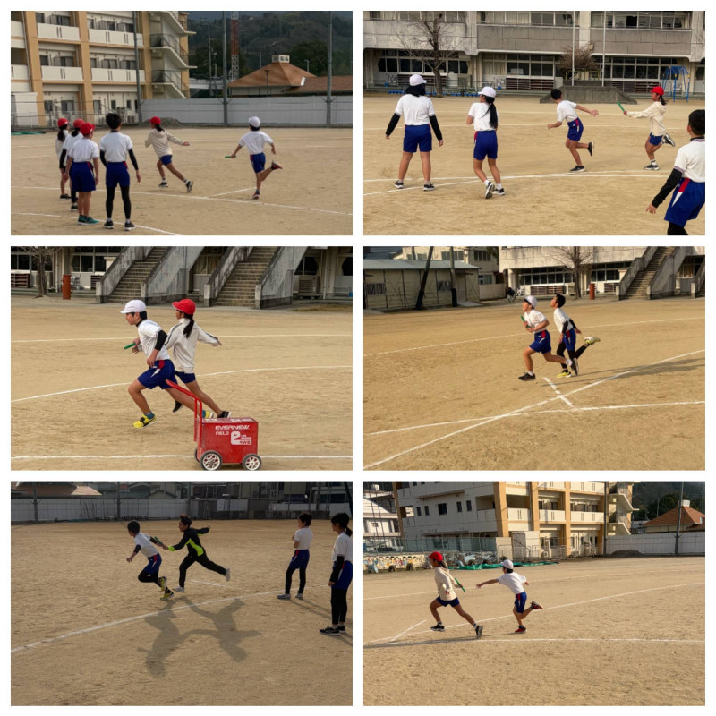 0116 ６の１チームリレー