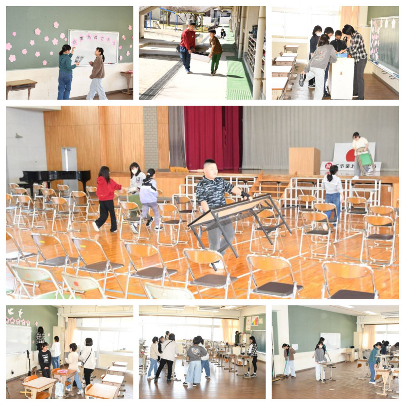 0323 卒業式準備